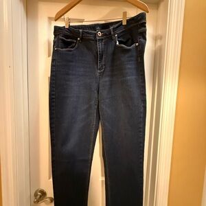 J. Jill Dark Blue Straight Leg Jeans